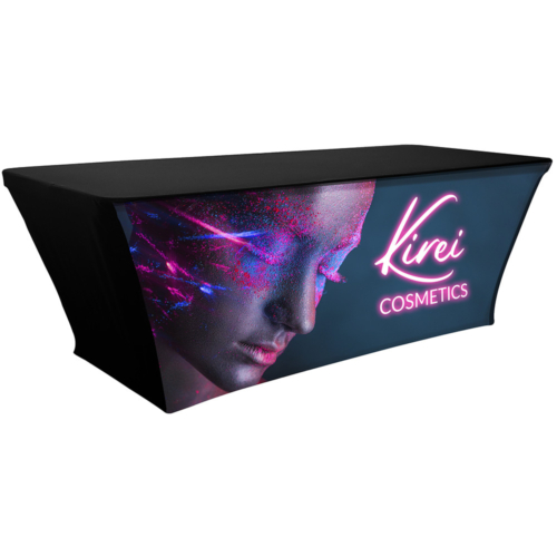 8 ft. 4 Sided Backlit Fitted Table Cover