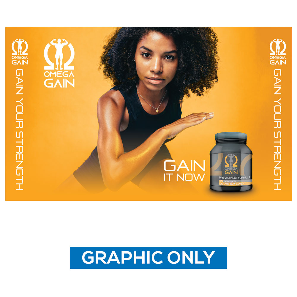 10 ft. SEG Pop Up Light box Digital Banner