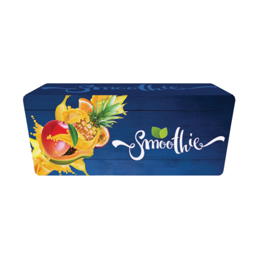 A smoothie box on a white background