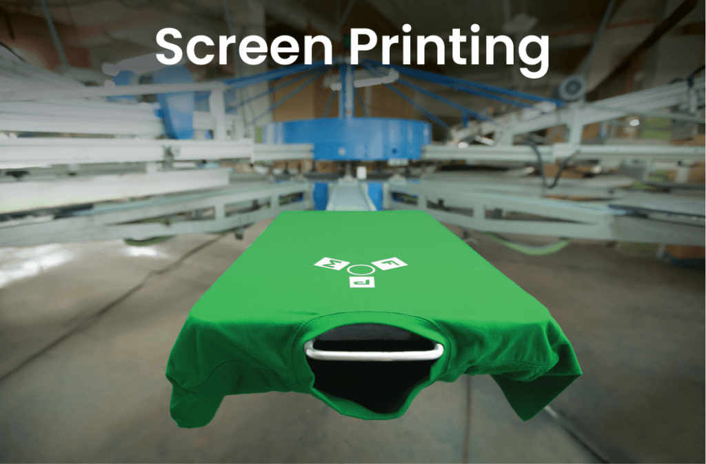 A Screen Printing Banner for a Website Post